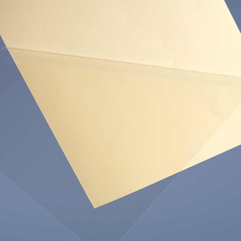 فيلم PET شفاف 25mic مع ملصقات بوليستر شفافة لاصقة قابلة للإزالة