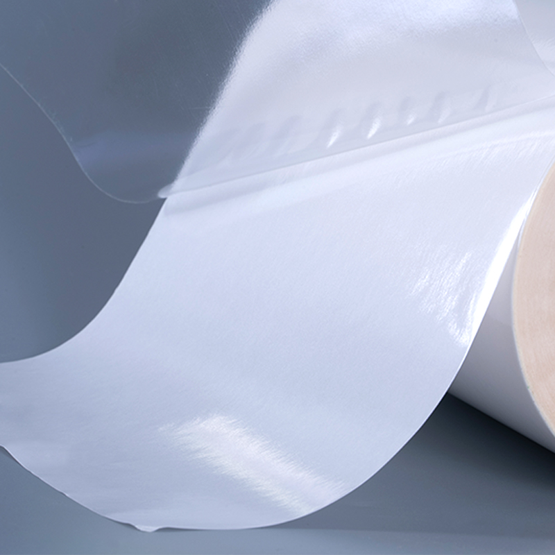 فيلم PET شفاف 25mic مع ملصقات بوليستر شفافة لاصقة قابلة للإزالة