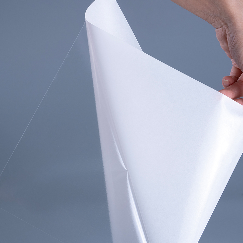 50mic شفافة ذاتية اللصق فيلم البوليستر الفينيل ملصق الطباعة التسمية لفة جامبو