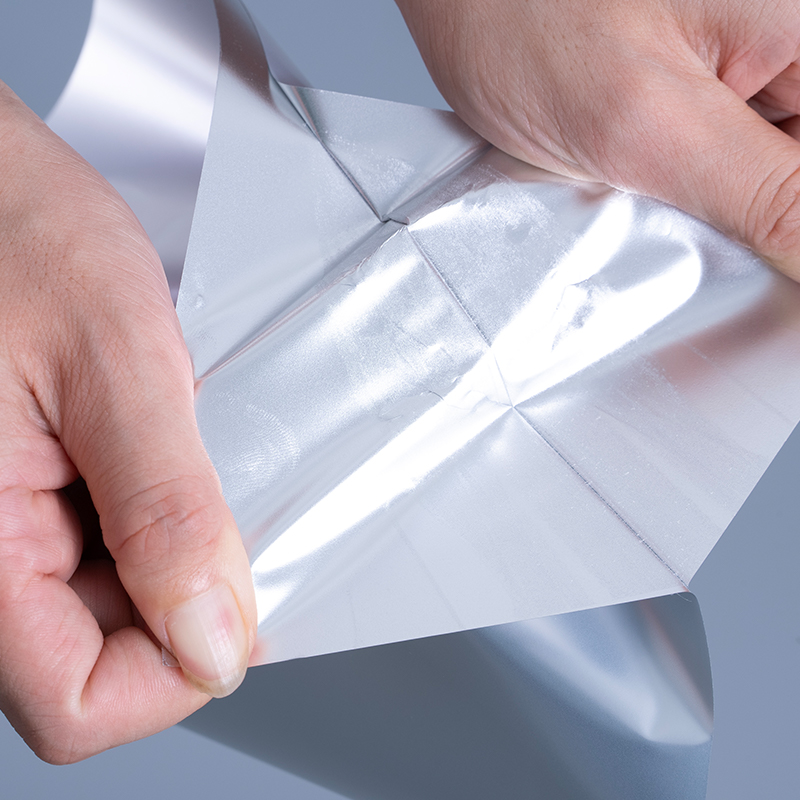 فيلم PET ذاتي اللصق باللون الفضي غير اللامع