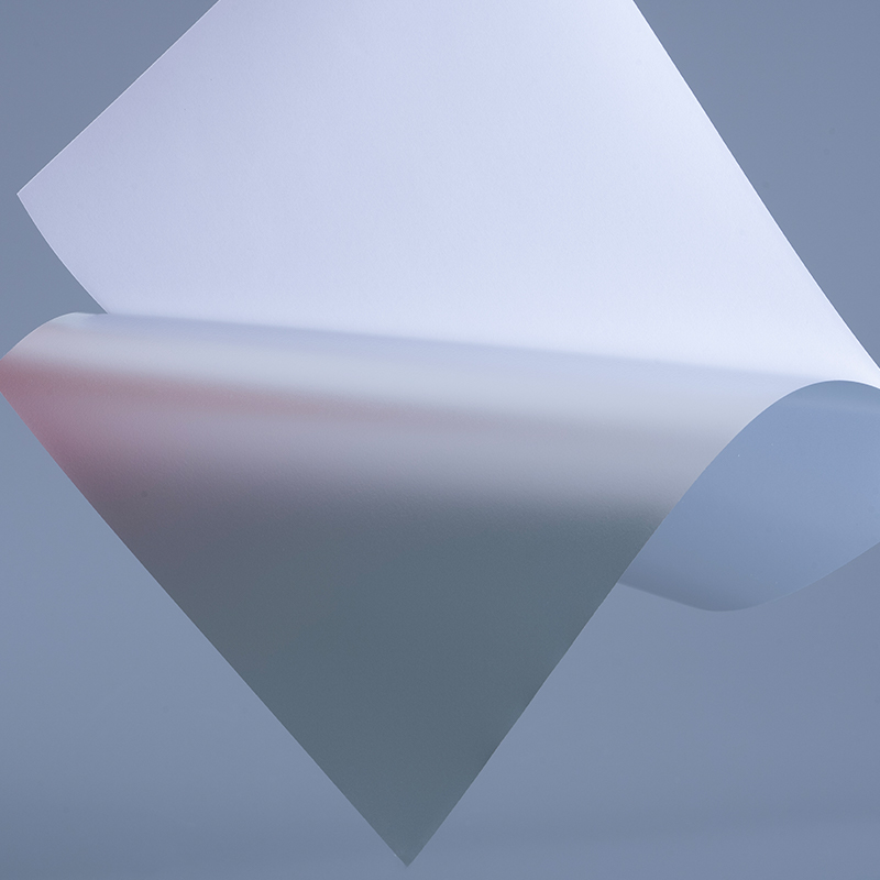 فيلم PET ذاتي اللصق باللون الفضي غير اللامع