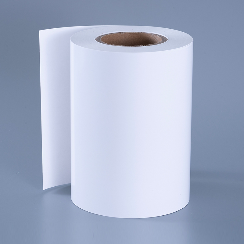 ورق لاصق من الفينيل الأبيض اللامع القابل للطباعة بنفث الحبر