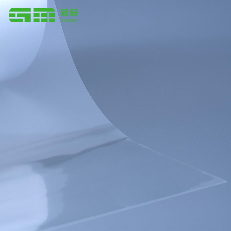 50mic لفة جامبو PP ذاتية اللصق شفافة مع لاصق دائم