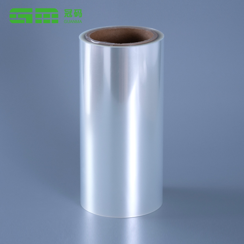 لفة جامبو من البولي بروبيلين ذاتية اللصق 50 ميكرون مع بطانة شفافة للحيوانات الأليفة