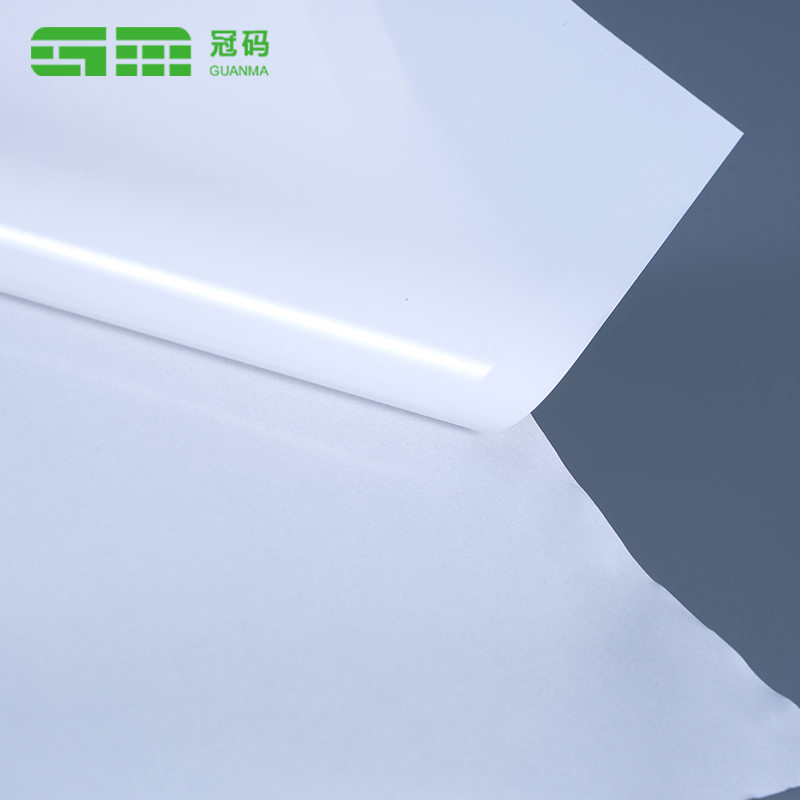 ورق صناعي ذاتي اللصق أبيض غير لامع 75mic للطابعة النافثة للحبر UV